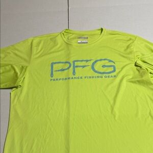 Columbia Bright Green Omni-Shade Shirt